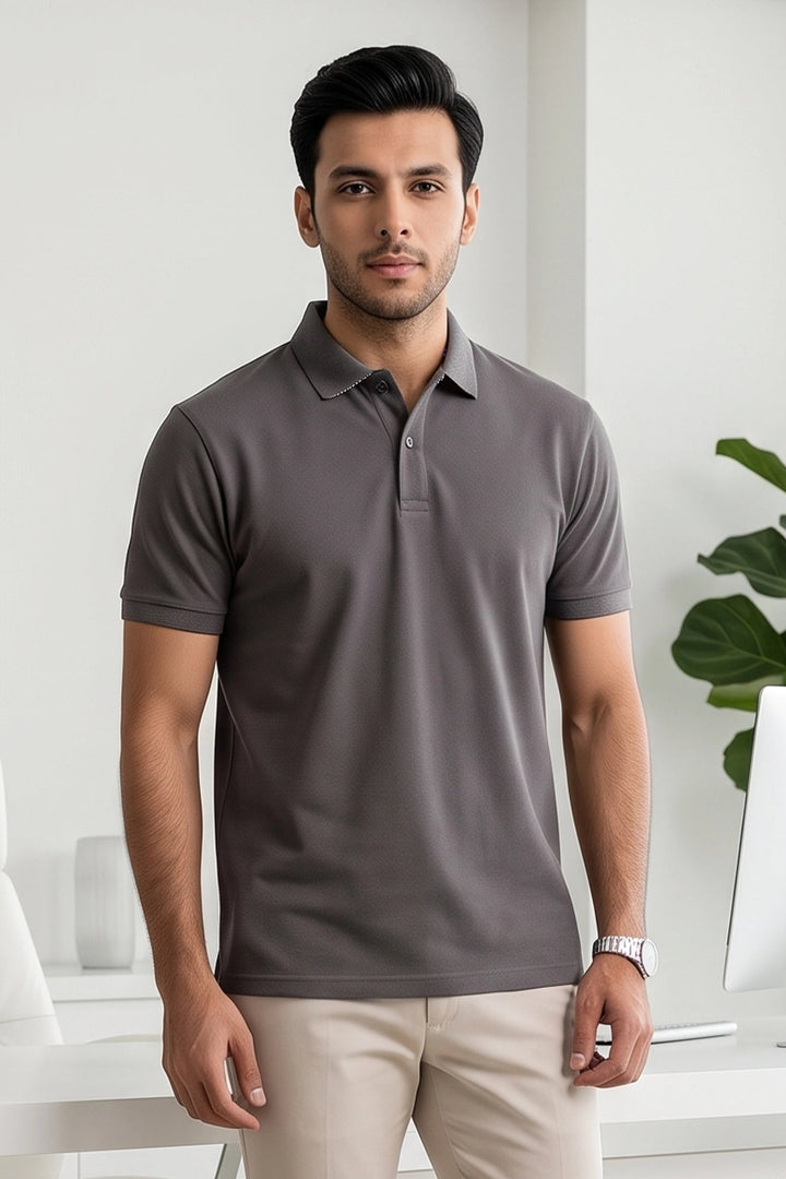 Dark Grey Polo