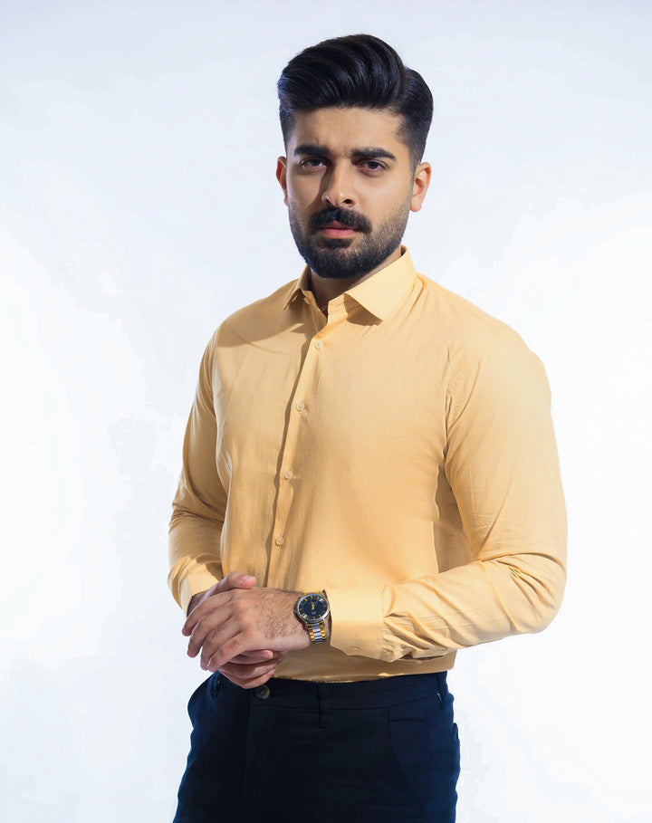 Citrus Yellow Formal Shirt