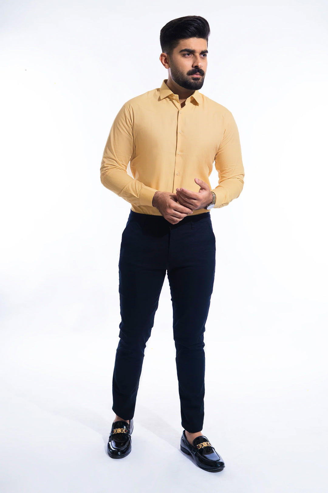 Citrus Yellow Formal Shirt