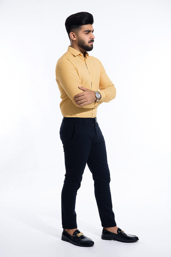 Citrus Yellow Formal Shirt
