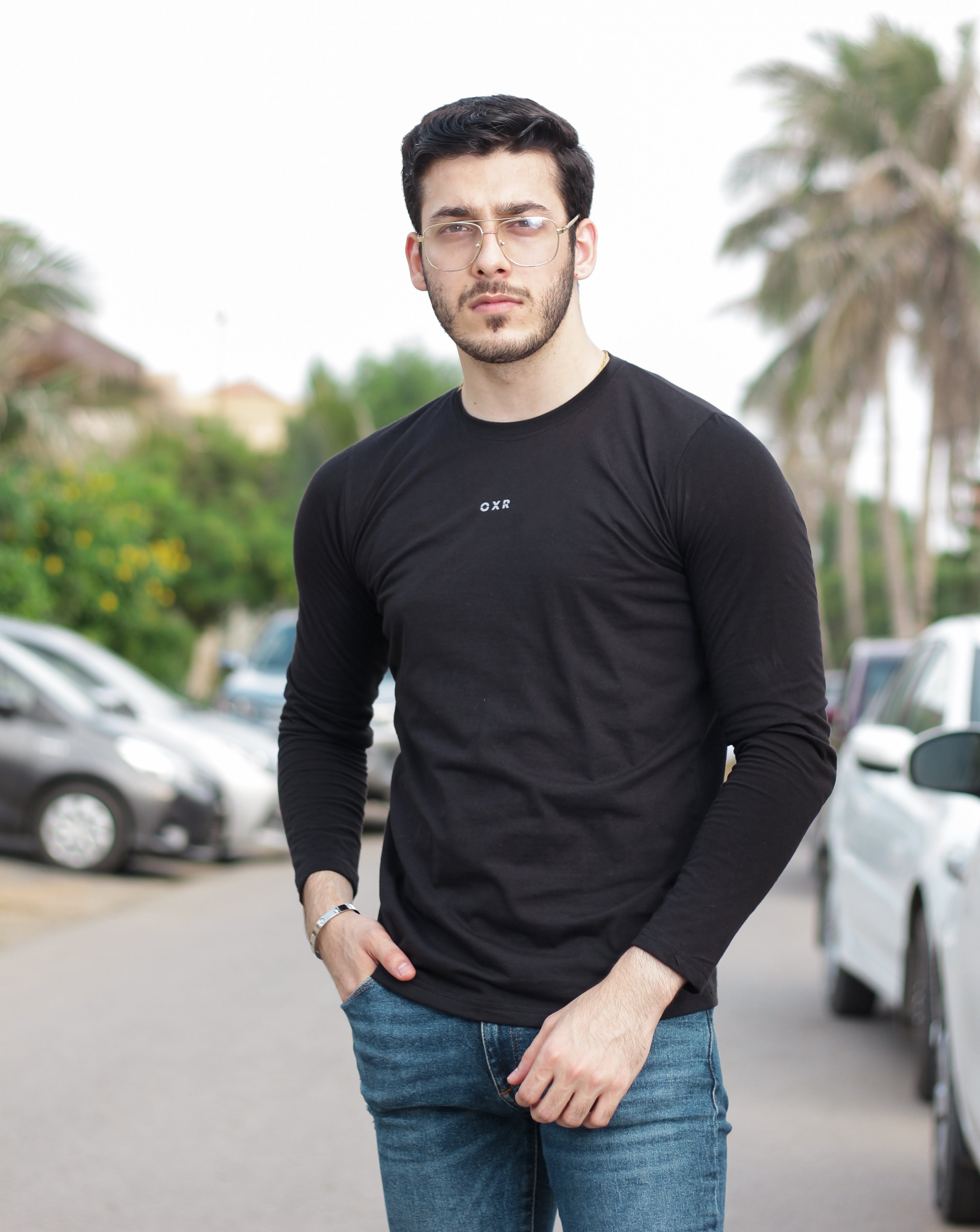 Black OXR Full Sleeves T-Shirt