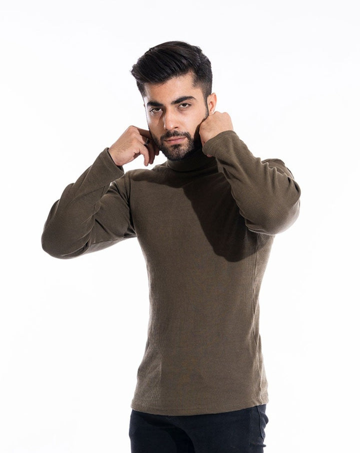 Olive Green Turtle neck