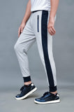 Grey with Navy Blue Trouser