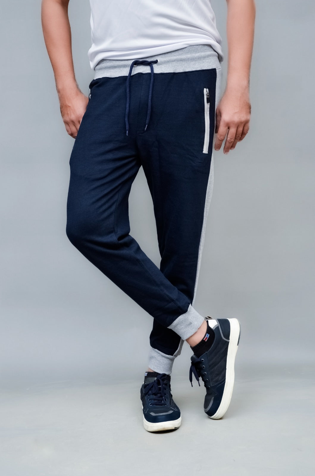 Navyblue with Grey Trouser