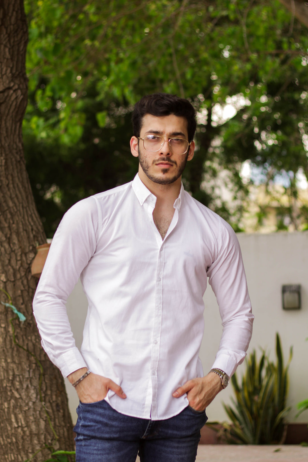 White Cotton Shirt