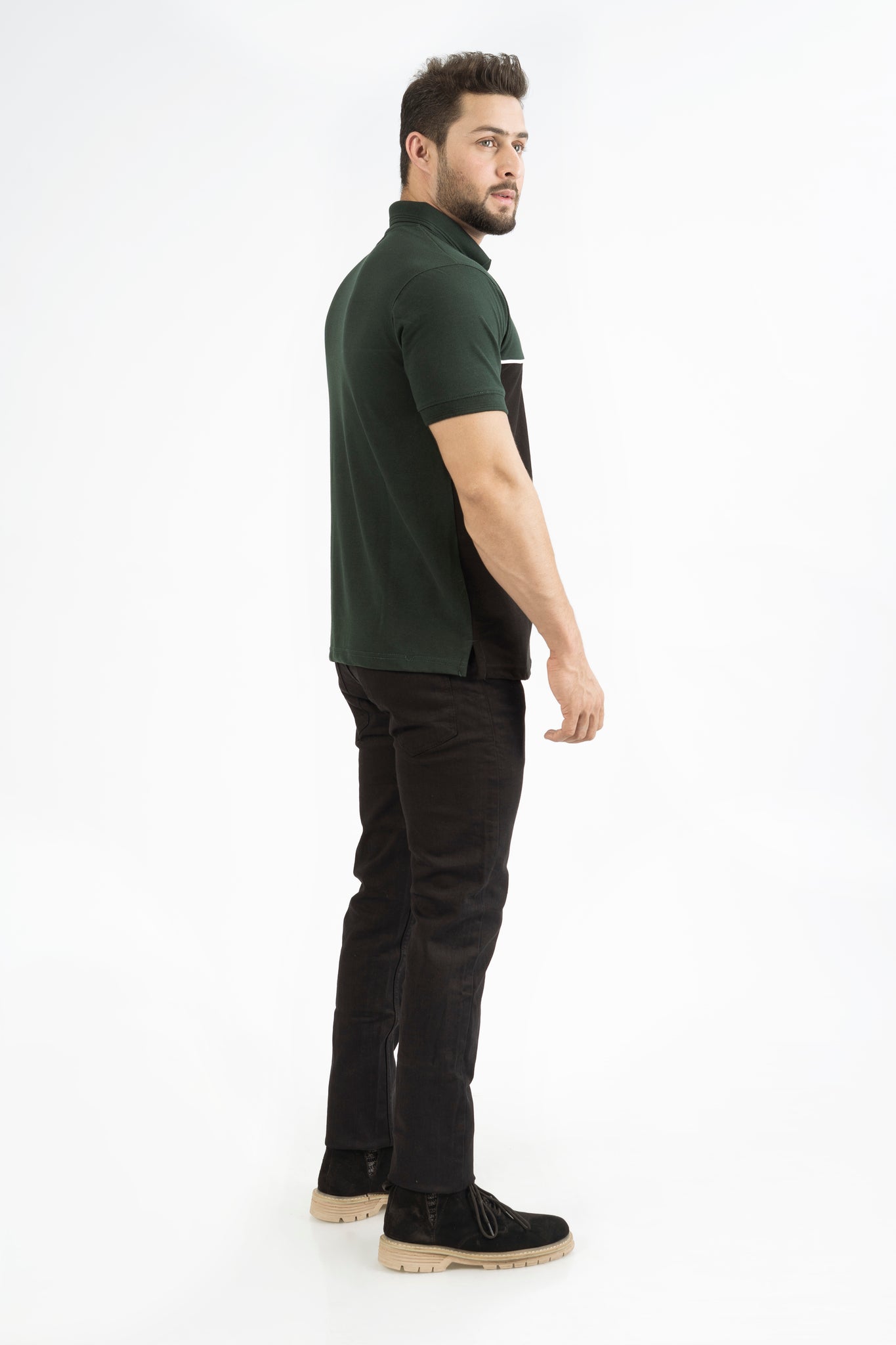 Green & Black Luxury Touch POLO